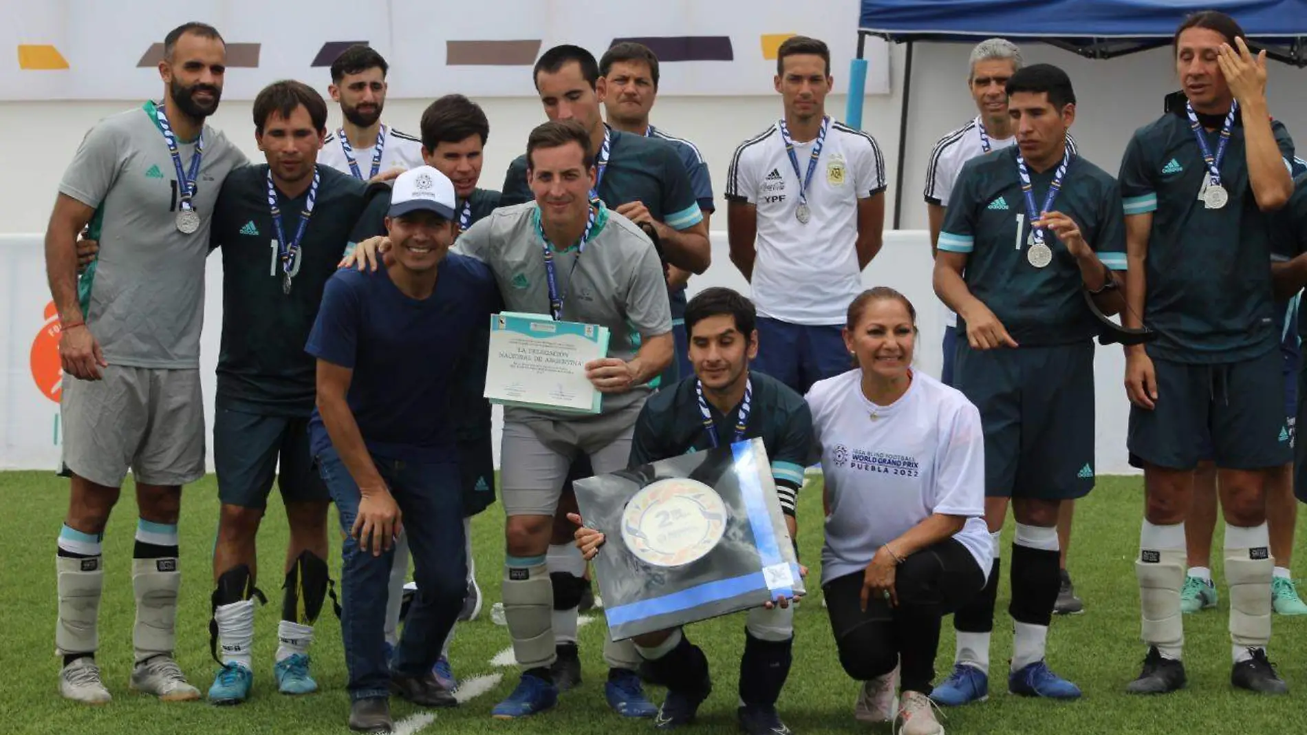 futbol para ciegos: Argentina se quedó con el segundo puesto.